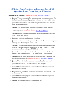 NUR 634: Exam Questions and Answers Best of 168 Questions Exam. Grand Canyon University.