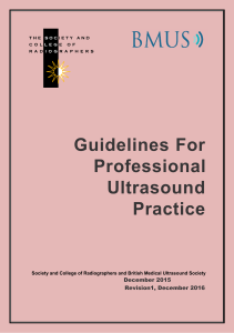 Guidelines for Professional Ultrasound Practice Revision Dec 2016 Vo2IWse