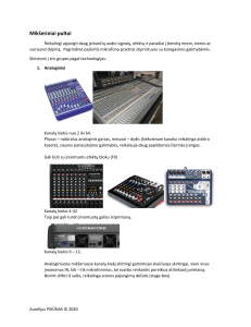 Audio mixers