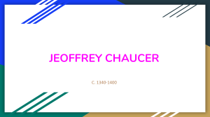 JEOFFREY CHAUCER