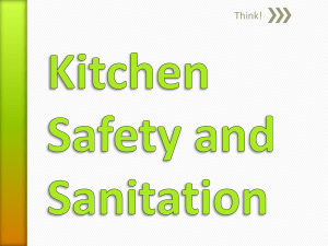 Kitchen Safety and Sanitation