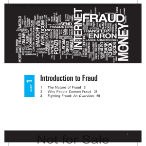 Fraud Examination ch 1