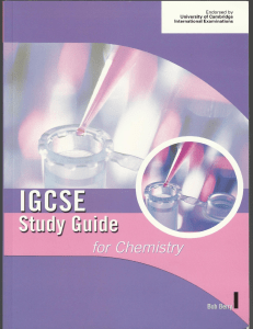 igcse chemistry study guide