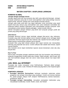 INTAN MEGA P Materi Chapter I-IICCNA