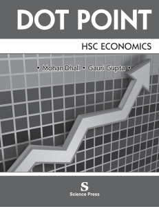 Dotpoint HSC Economics