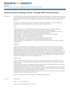 Heathrow Airport Holdings Limited -Strat