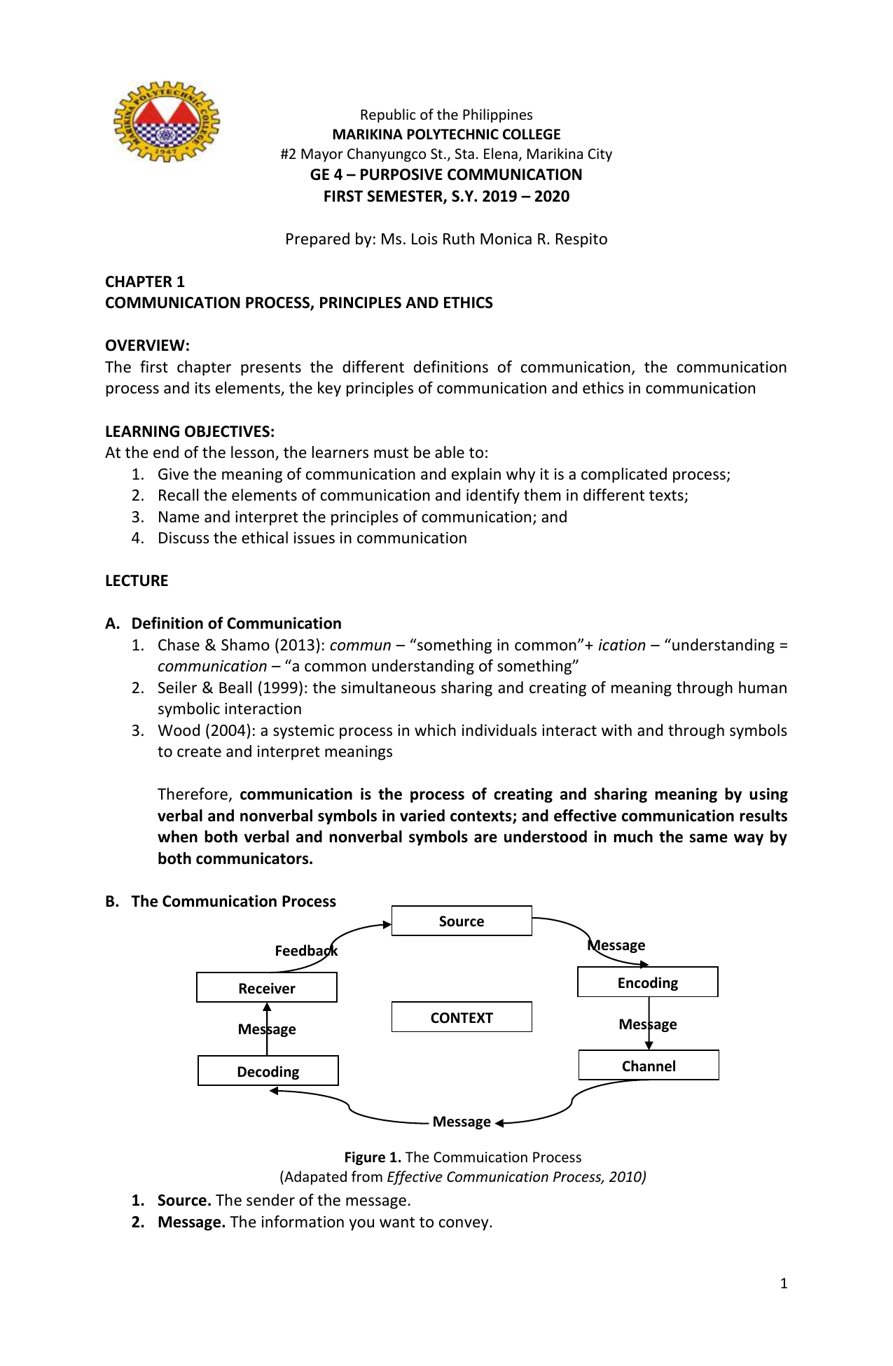 communicate what you mean answer key