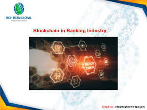 Blockchain in Banking Industry