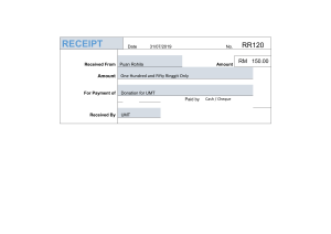 RECEIPT Tax 1