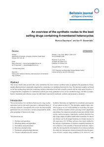 6-Membered Heterocycle Drug Synthesis Review