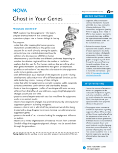 genetics- Fault in your genes