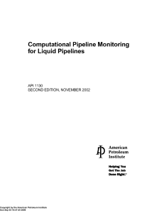 API-1130-Computational Pipeline Monitoring for Liquid Pipeline