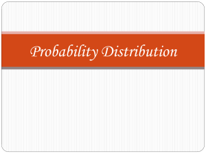 Discrete Probability Distribution