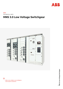 MNS Low Voltage Switchgear