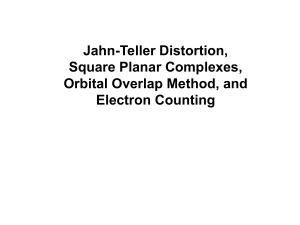 Jahn Teller Distortion