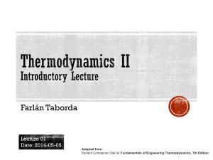 Lecture 1 Introductory lecture