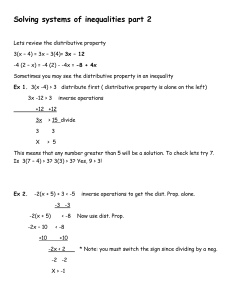 Solving systems of inequalities part 2