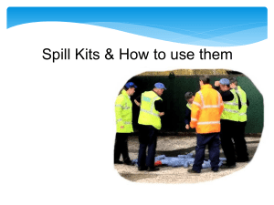 Environmental Training - Spill Kits - What are they and how to use them