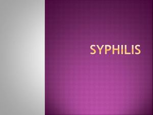 № 10.Syphilis primary and secondary