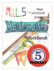 booklet 5th primary 2018docx