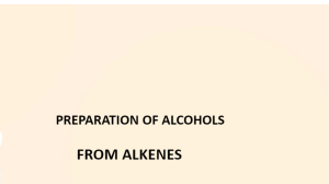 preparation of alcohols pdf