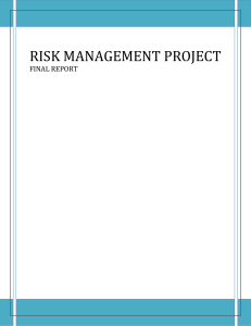 report of risk management