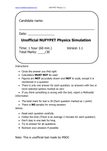NUFYPET PHYSICS SIMULATIONS (UNOFFICIAL)