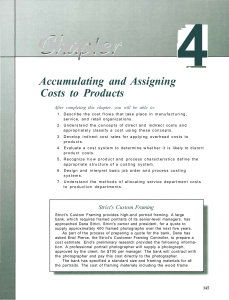 MANAGEMENT ACCOUNTING 6e Chapter 4