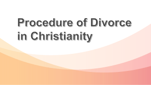 Get Know Legal Procedure For Christian Divorce in Pakistan
