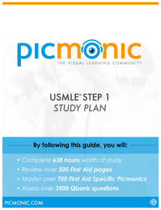 USMLE STEP 1 - Picmonic