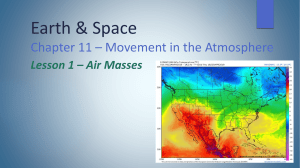 ES 11.1 Powerpoint - Air Masses