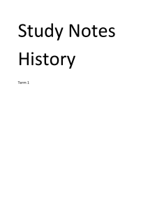 history t1 notes