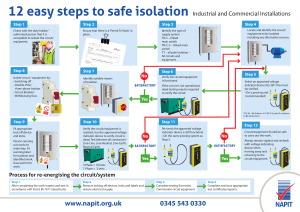 12 steps to safe isolation IND COM 270317