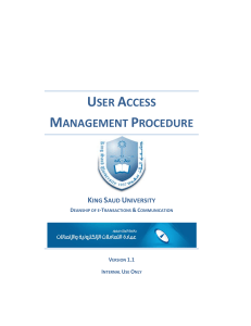 ksu etc isms pro user access management procedure v1.1