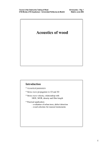 Acoustics of wood - 02 Acoustics