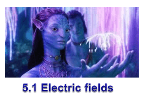5.1 - Electric fields 