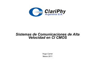 SASE2011-Sistemas Comunicaciones Alta Velocidad CI CMOS