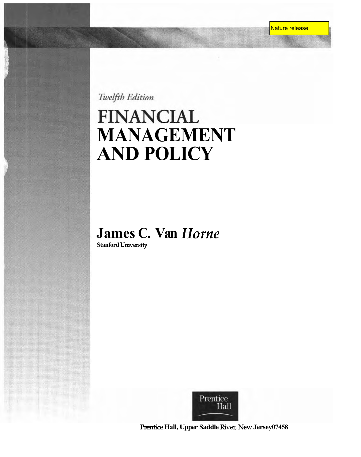 Financial Management And Policy 2
