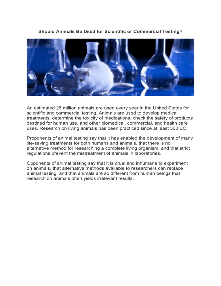Animal Testing Pros Cons And Ethical Considerations