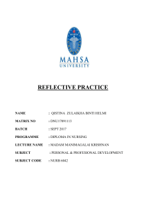 REFLECTIVE PRACTICE (QISTINA HELMI) (1)