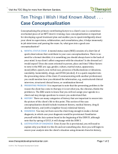 10 Things Case Conceptualization (1)