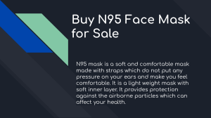 Buy N95 Face Mask for Sale-