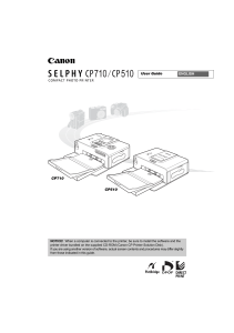 SELPHY CP710 CP510 User Guide EN