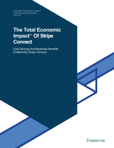 The total economic impact of stripe connect