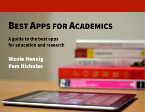 Best Apps for Academics