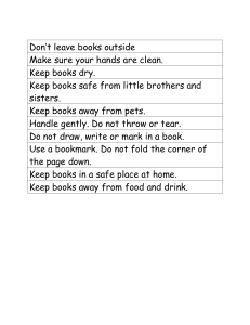 Book care rules