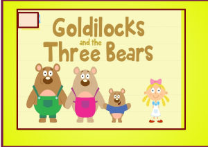 Goldilocks and three bears