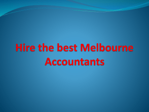 Hire the best Melbourne Accountants