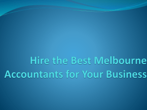 Hire the Best Melbourne Accountants for Your Business