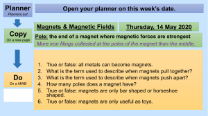 L1 Magnets Intro